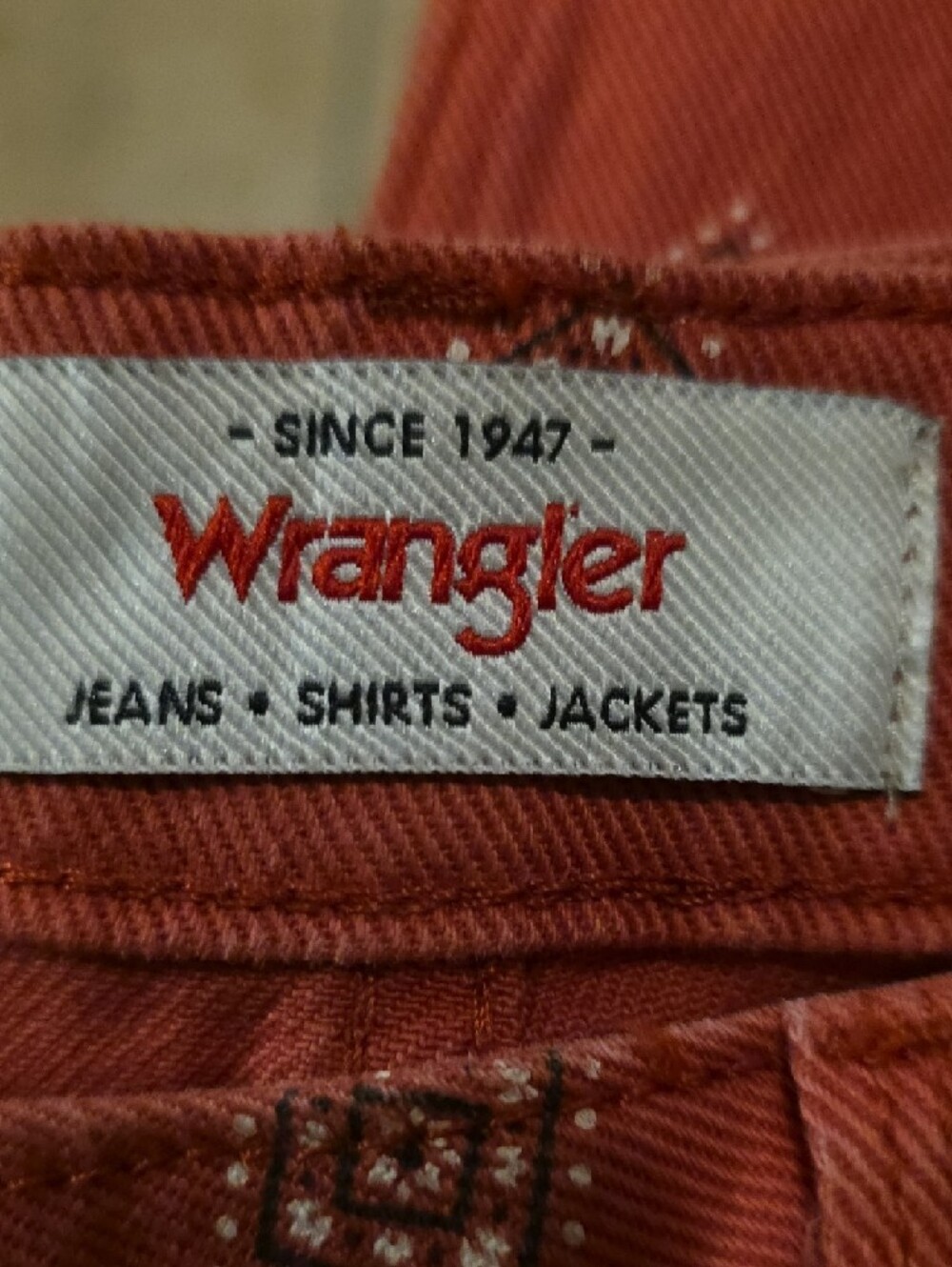 Wrangler Rust-Red High Rise Bold Boot Cut - Picture 8 of 12